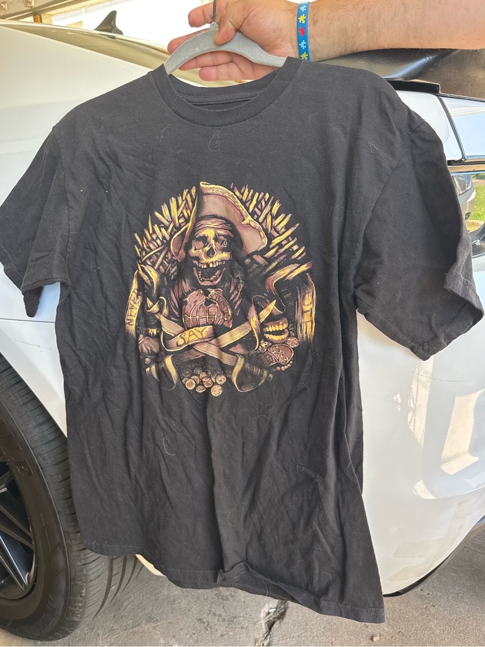 TeeFury "Never Say Die" Goonies T-shirt Size Medium